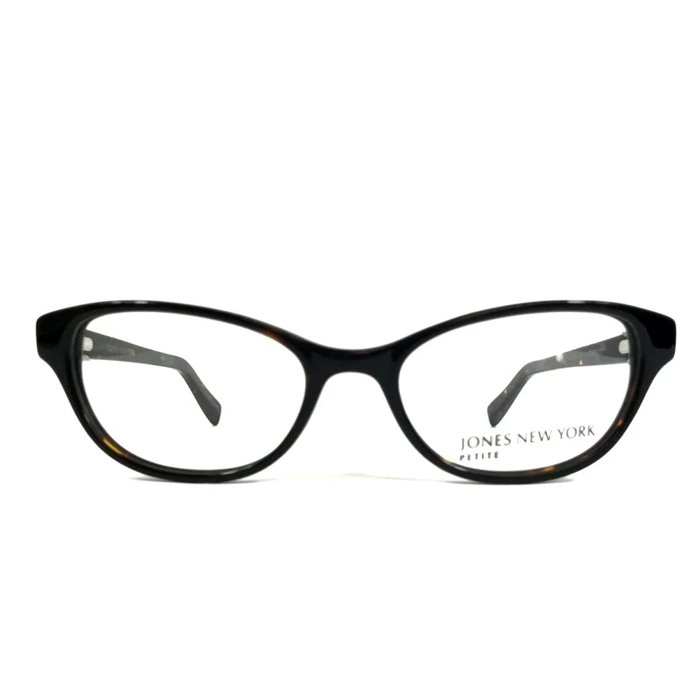 Jones New York Eyeglasses Frames J224 TORTOISE Brown Cat Eye Full Rim 49-16-135